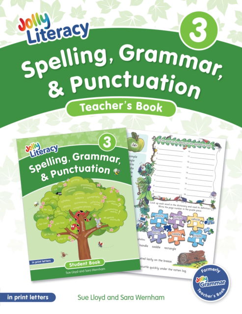 Cover for Sue Lloyd · Spelling, Grammar, &amp; Punctuation Teacher's Book 3: In Print Letters (Paperback Book) [American English edition] (2025)