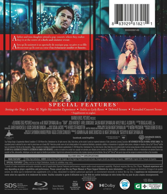 Trap - Trap - Film - Universal - 0883929818211 - 18. oktober 2024