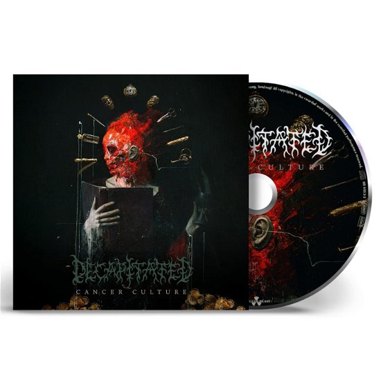 Cover for Decapitated · Cancer Culture (Clear with Black Splatter) (LP) (2022)