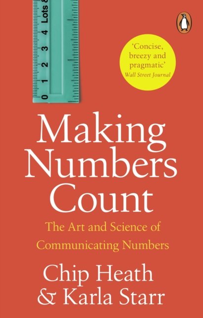 Cover for Chip Heath · Making Numbers Count: The art and science of communicating numbers (Pocketbok) (2024)