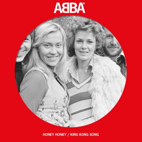 Cover for Abba · Honey Honey (English) / King Kong Song (7&quot;) (2024)