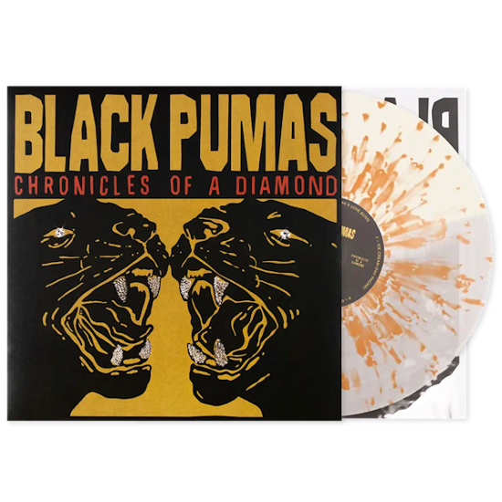 Cover for BLACK PUMAS · Chronicles Of A Diamond (LP) [Clear and Orange Splatter Vinyl edition] (2024)