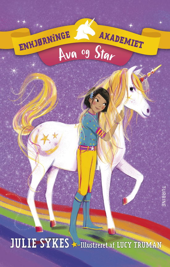 Cover for Julie Sykes · Enhjørningeakademiet – Ava og Star (Hardcover bog) [1. udgave] (2025)