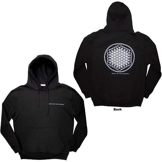 Cover for Bring Me The Horizon · Bring Me The Horizon Unisex Pullover Hoodie: Flower of Life (Back Print) (Hoodie) [size S]