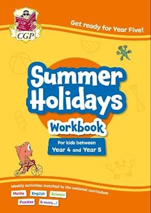 Cover for CGP Books · CGP Summer Holidays Activity Workbook - for kids between Year 4 and Year 5 (ages 8-9) - CGP Summer Holiday Workbooks (Paperback Book) (2025)