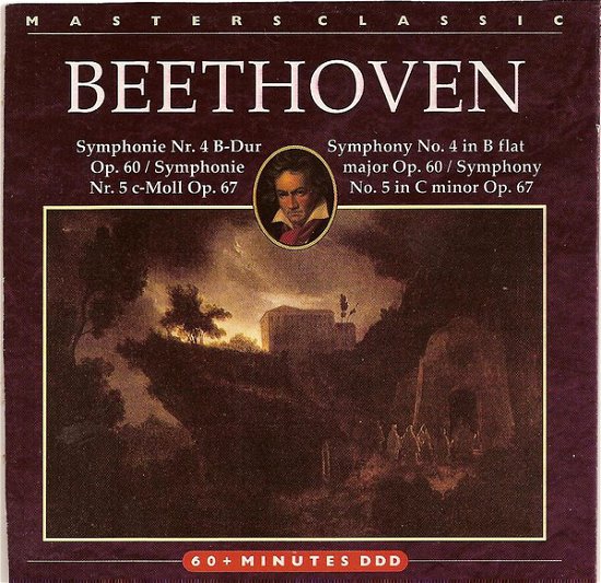Cover for Beethoven · Symphony No. 4 and Syphony No. 5 (CD)