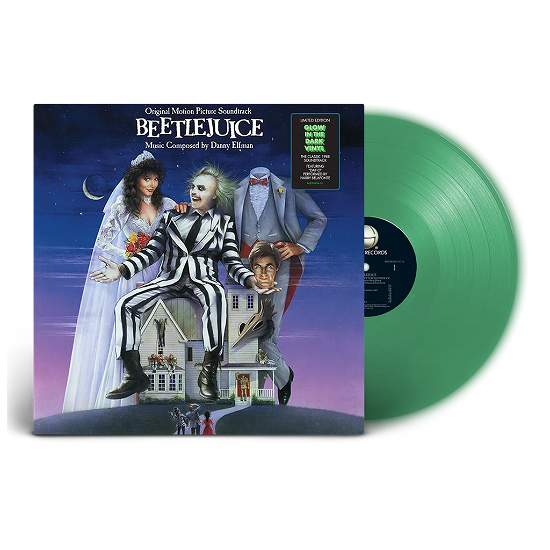 Cover for Danny Elfman · BeetleJuice - 35th Anniversary (LP) [Glow in the Dark Vinyl edition]