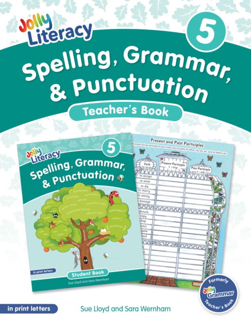 Cover for Sue Lloyd · Spelling, Grammar, &amp; Punctuation Teacher's Book 5: In Print Letters (Paperback Book) [American English edition] (2025)