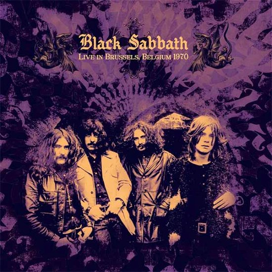 Cover for Black Sabbath · Live in Brussels, Belgium 1970 (Purple Marbled Vinyl) (LP) (2024)