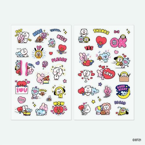 Cover for BT21 · BT21 Clear Sticker Everyday (Sticker) [Limited edition] (2024)