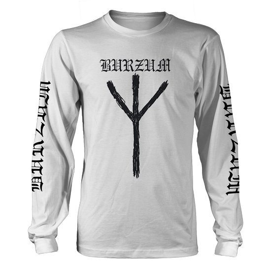 Cover for Burzum · Rune (White) (Shirt) [size XL] (2019)