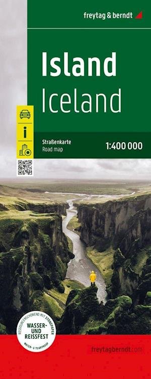 Cover for Freytag &amp; Berndt · Freytag &amp; Berndt Road Map: Iceland - Island Road Map (Gebundenes Buch) (2023)
