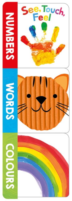 Cover for Priddy Books · See, Touch, Feel Words, Numbers, Colours (Chunky Set): With 3 mini board books (Book pack) (2026)