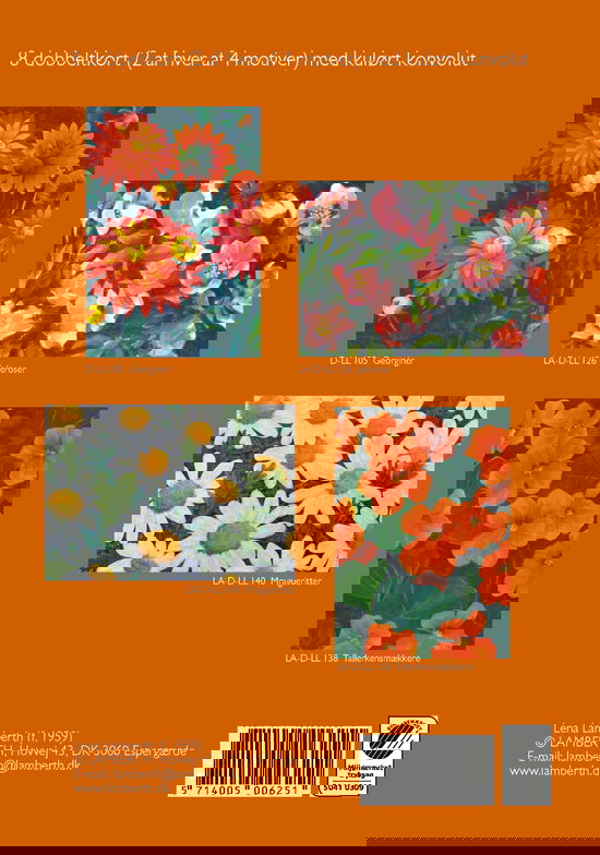 Cover for Lena Lamberth · Gaveæske med 8 dobbeltkort og konvolutter (Map) [1st edition] (2025)