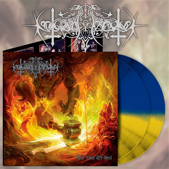 Cover for Nokturnal Mortum · Voice of Steel The (2 LP Blue / Yellow Vinyl) (LP) (2022)