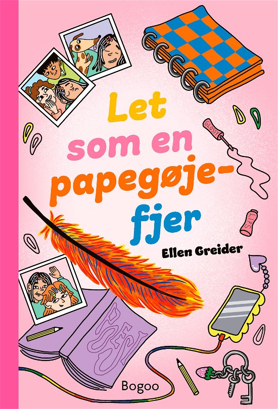 Cover for Ellen Greider · Let som en papegøjefjer (Hardcover bog) [1. udgave] (2024)