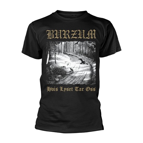 Cover for Burzum · Hvis Lyset Tar Oss - Gold (T-shirt) [size S] (2021)
