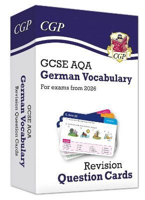 Cover for CGP Books · New GCSE AQA German: Vocabulary Revision Question Cards (for exams from 2026) - CGP AQA GCSE German (Hardcover bog) (2025)