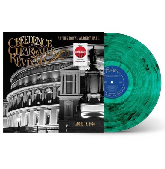 Cover for Creedence Clearwater Revival · At the Royal Albert Hall (LP) [Limited Green &amp; Black Marble Vinyl edition] (2022)