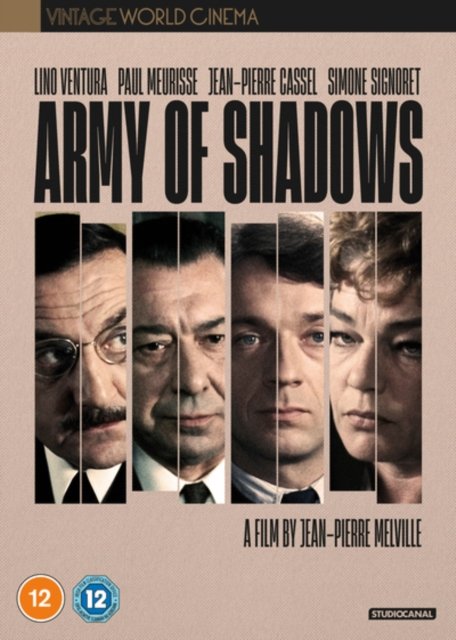 Army Of Shadows - Jean-Pierre Melville - Film - Studio Canal (Optimum) - 5055201852267 - 3. juni 2024