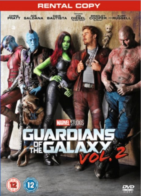 Cover for Guardians Of The Galaxy Vol. 2 Dvd Rental (DVD)