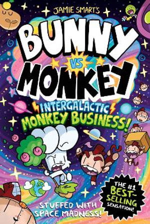 Cover for Jamie Smart · Bunny vs Monkey: Intergalactic Monkey Business! (a Phoenix Comic Book, from (Gebundenes Buch) (2025)