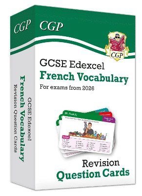 Cover for CGP Books · New GCSE Edexcel French: Vocabulary Revision Question Cards (for exams from 2026) - CGP Edexcel GCSE French (Hardcover bog) (2025)