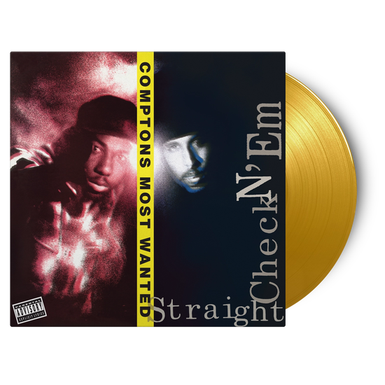 Cover for Compton's Most Wanted · Straight Checkn 'Em (LP) [Yellow Vinyl edition] (2024)