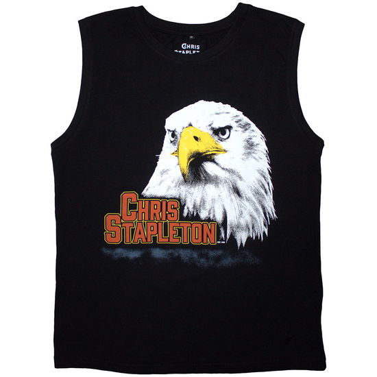 Cover for Chris Stapleton · Chris Stapleton Unisex Tank T-Shirt: Eagle (Black) (T-shirt) [size S]