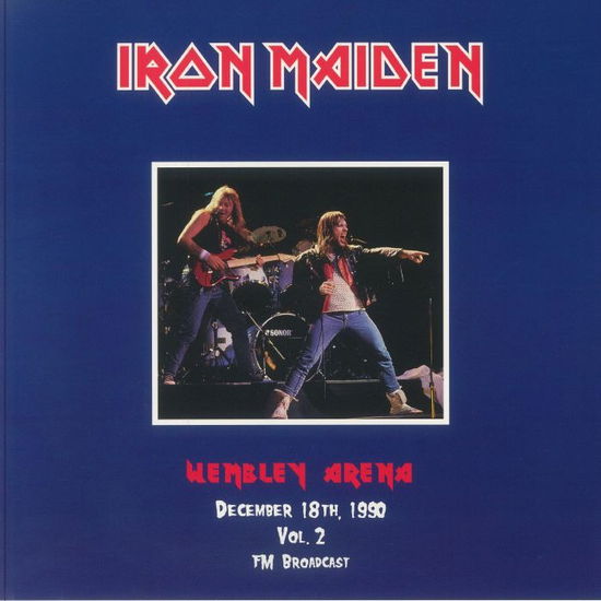 Cover for Iron Maiden · Wembley Arena 1990 Vol. 2 (Blue Vinyl) (LP) (2025)