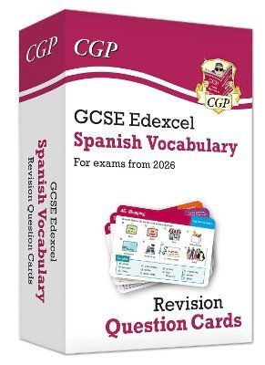 Cover for CGP Books · New GCSE Edexcel Spanish: Vocabulary Revision Question Cards (for exams from 2026) - CGP Edexcel GCSE Spanish (Hardcover bog) (2025)