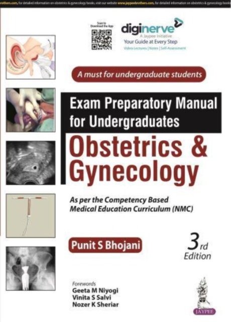 Cover for Punit S Bhojani · Exam Preparatory Manual for Undergraduates: Obstetrics &amp; Gynecology (Pocketbok) [3 Revised edition] (2023)