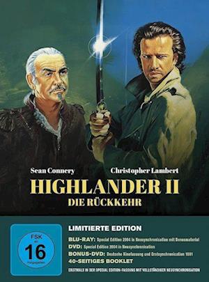 Cover for Highlander II BD (Lim. Mediabook) (Blu-ray) (2025)