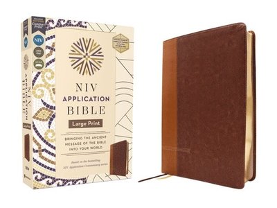 Cover for Zondervan · Lp-Niv Application Bible Leat (Bog) (2025)