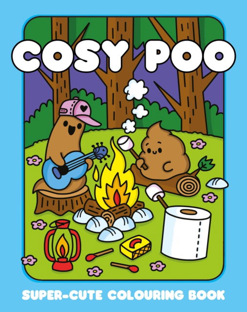 Cover for Cosy Poo: A Super Cute Colouring Book (Paperback Book) (2025)