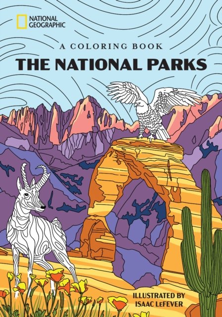 Cover for National Geographic · The National Parks: A Coloring Book (Paperback Bog) (2024)