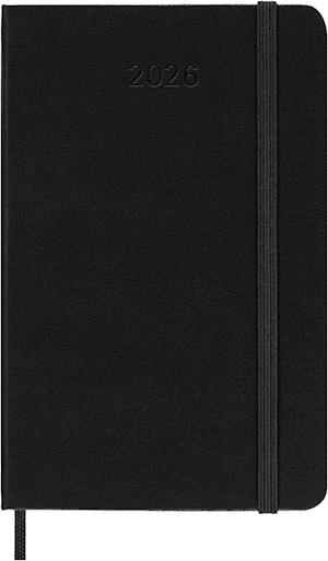 Cover for Moleskine · Moleskine 2026 12-Month Weekly Horizontal Pocket Hardcover Notebook: Black (N/A) (2025)