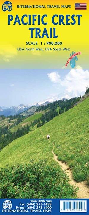 Cover for ITM Publications · International Travel Maps: Pacific Crest Trail (Hardcover Book) (2024)