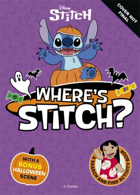 Cover for Walt Disney · Where's Stitch? LIMITED HALLOWEEN Edition: A Disney search-and-find activity book (Paperback Book) (2025)
