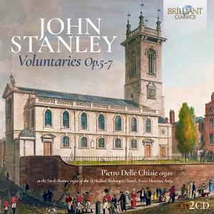 Cover for Pietro Delle Chiaie · Stanley: Voluntaries Op.5-7 (CD) (2025)