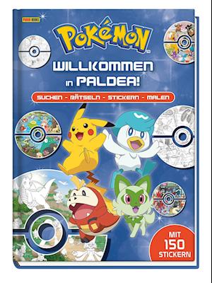 Cover for Pokémon · Pokémon: Willkommen in Paldea!: Suchen – Rätseln – Stickern – Malen (Book) (2024)