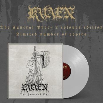 Cover for Kvaen · Funeral Pyre (White Vinyl LP) (LP) (2023)