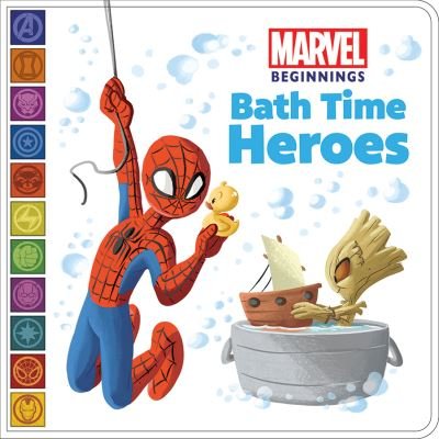 Cover for Pi Kids · Marvel Beginnings: Bath Time Heroes Bath Book (Book) (2024)