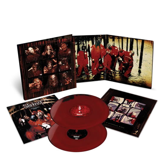 Cover for Slipknot (LP) [Limited 25th Anniversary Red &amp; Black Vinyl edition] (2025)