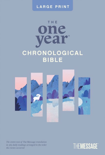 Cover for Eugene H. Peterson · One Year Chronological Bible The Message, Large Print (Paperback Book) (2025)