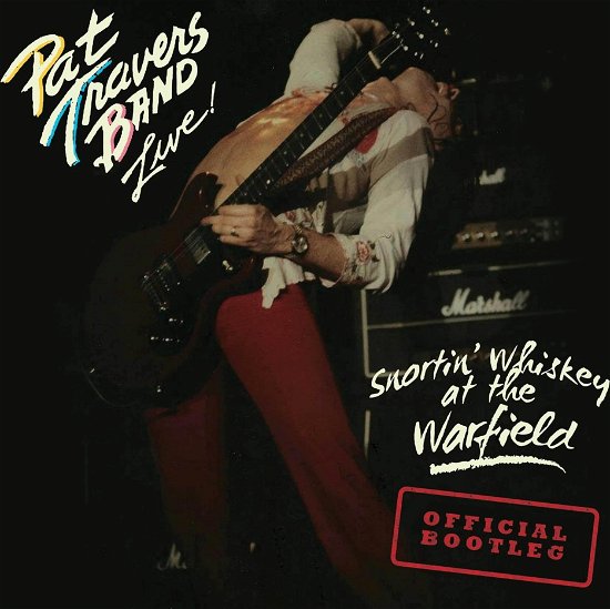 Cover for Pat Travers · Snortin' Whiskey at the Warfield - Red (LP) (2024)