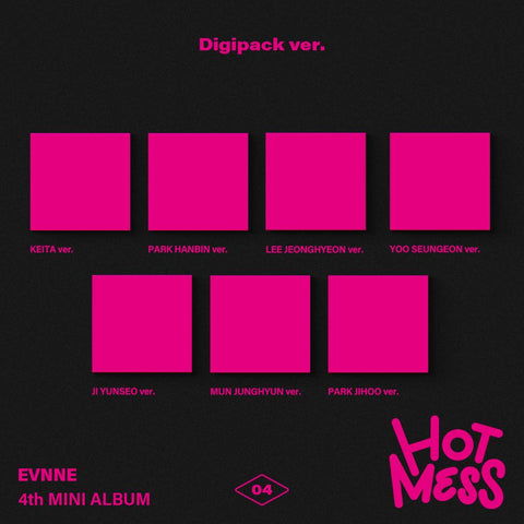 Cover for EVNNE · Hot Mess (CD/Merch) [Digipack edition] (2025)