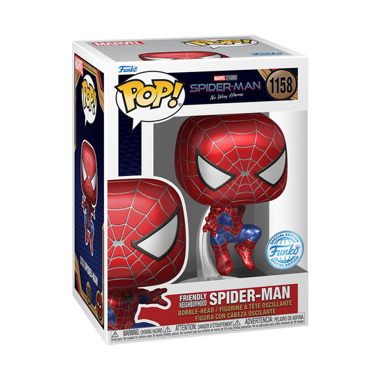 Cover for Spider-Man POP! Marvel Vinyl Figur Leaping SM2 (MT) (Leketøy) (2025)