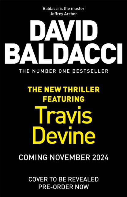 Cover for David Baldacci · Untitled Travis Devine (Hardcover bog) (2024)