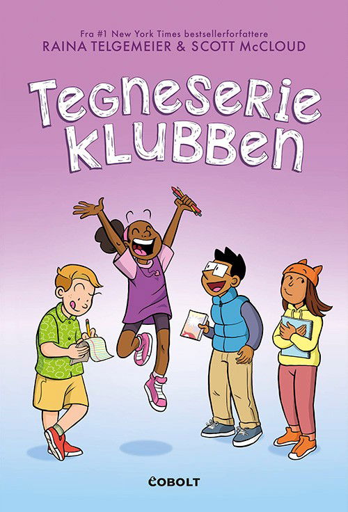 Cover for Raina Telgemeier og Scott McCloud · Tegneserieklubben (Sewn Spine Book) [1st edition] (2025)